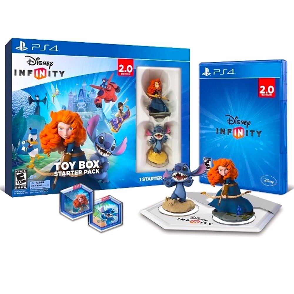 NIB PS4 DISNEY INFINITY 2.0 Toy Box Starter Pack